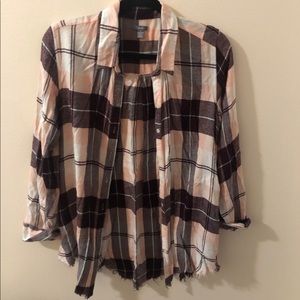 AMERICAN EAGLE PLAID WITH POCKETS!!!!!